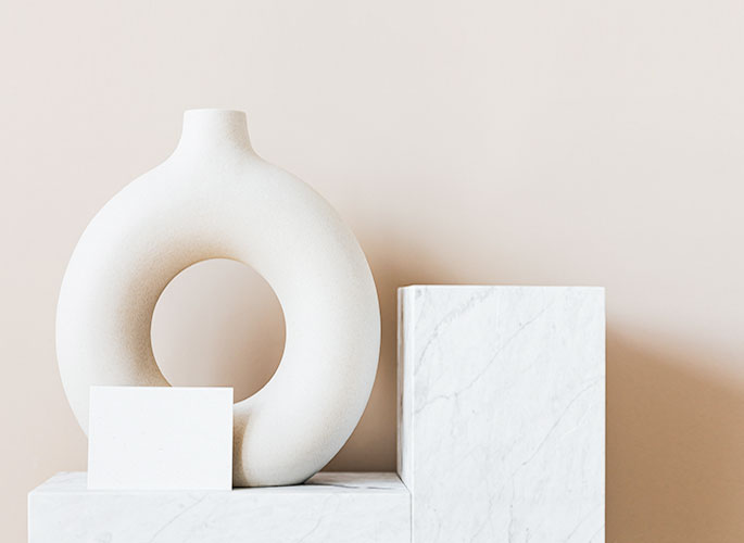 Ceramic artist at work